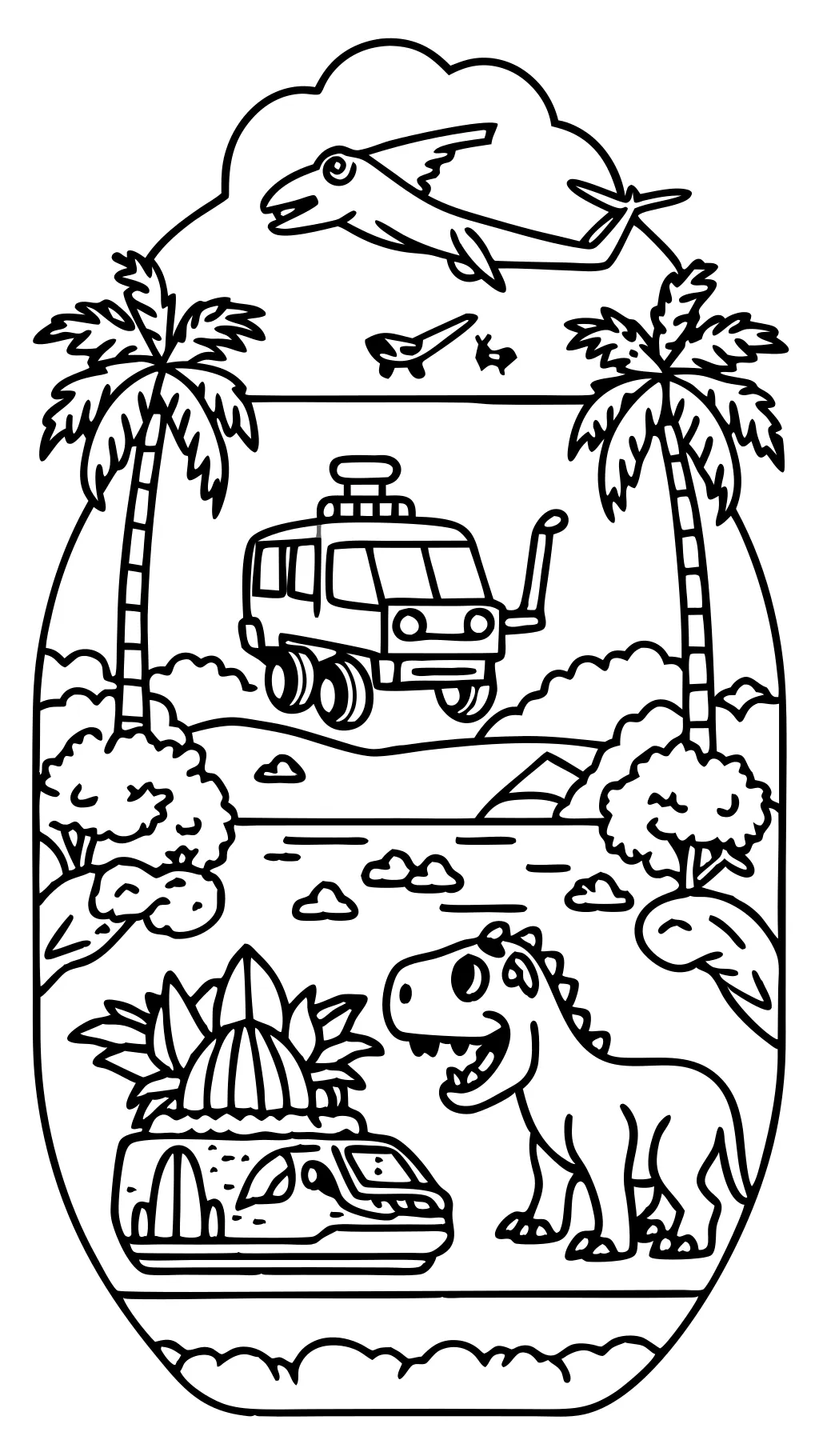 Jurassic World LEGO Coloring Pages